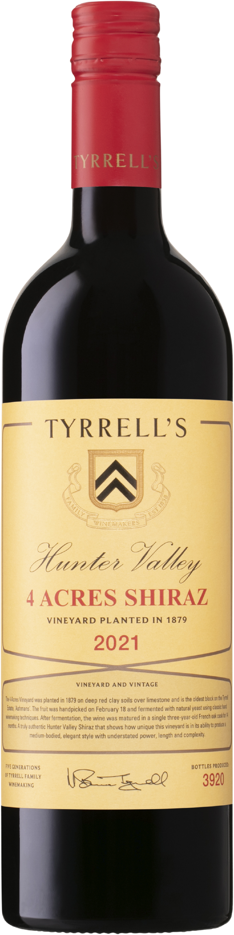 Tyrrell’s Wines 4 Acres Shiraz 2021